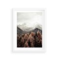 Plakat w ramie 30x40 - Jesienna Przyroda - góry, jesień - rama biała