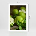 Plakat bez ramy 50x70 - Jabłkowa kolorystyka - jabłka, owoce