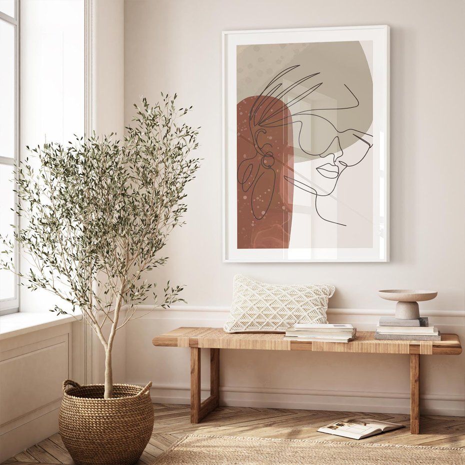 Plakat bez ramy 30x40 - Kreatywność na Tle Plam - abstrakcyjna grafika, plamy