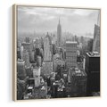 Obraz w ramie 50x50 - Majestatyczne Wysokości - Nowy Jork, wieżowce - rama drewno