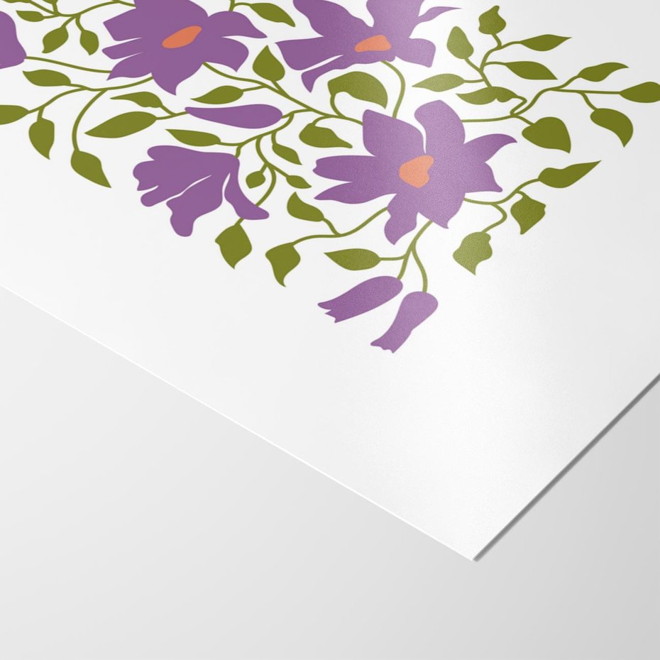 Plakat bez ramy 30x40 - Rozmyte Granice - kwiaty, kompozycja