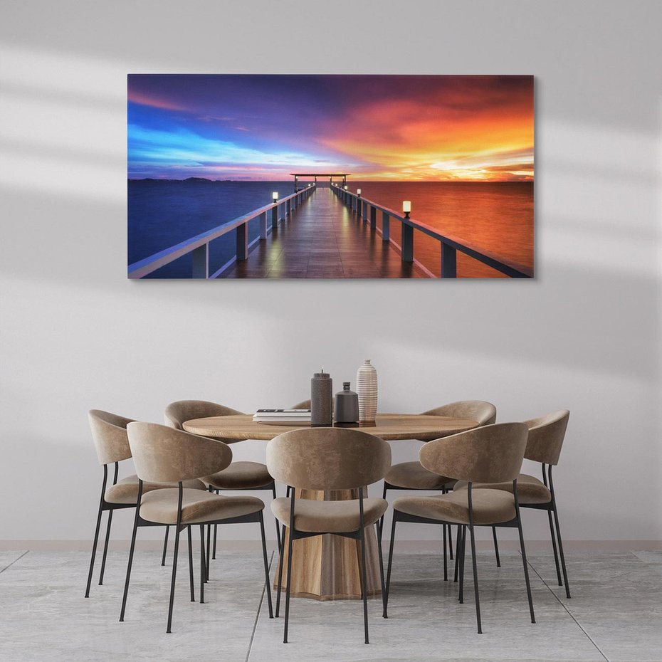 Obraz na płótnie 140x70 - Bangkok nad Wodą: Urok Tajlandii - Bangkok, morze