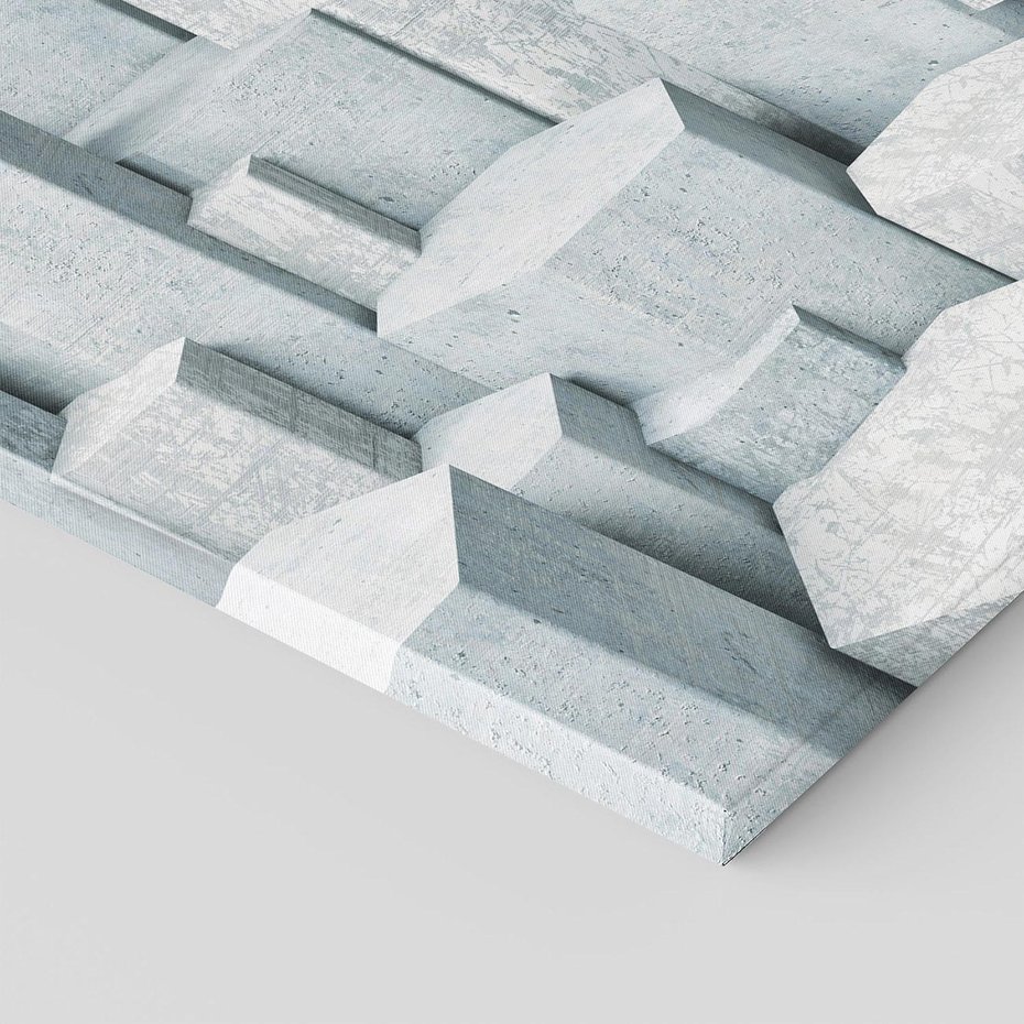 Obraz na płótnie 70x70 - Wymiarowe abstrakcje ożywiające przestrzeń - 3D, abstrakcja