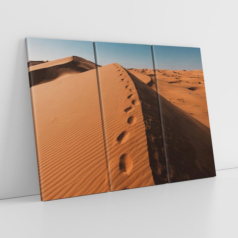 Obraz na płótnie 120x80 - Piasek pustyni w ogniu - pustynia, piasek