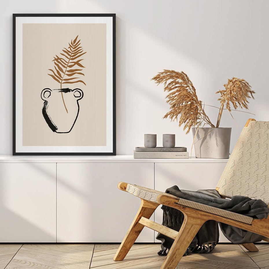 Plakat bez ramy 50x70 - Wewnętrzne Opowieści - boho, nowoczesna sztuka