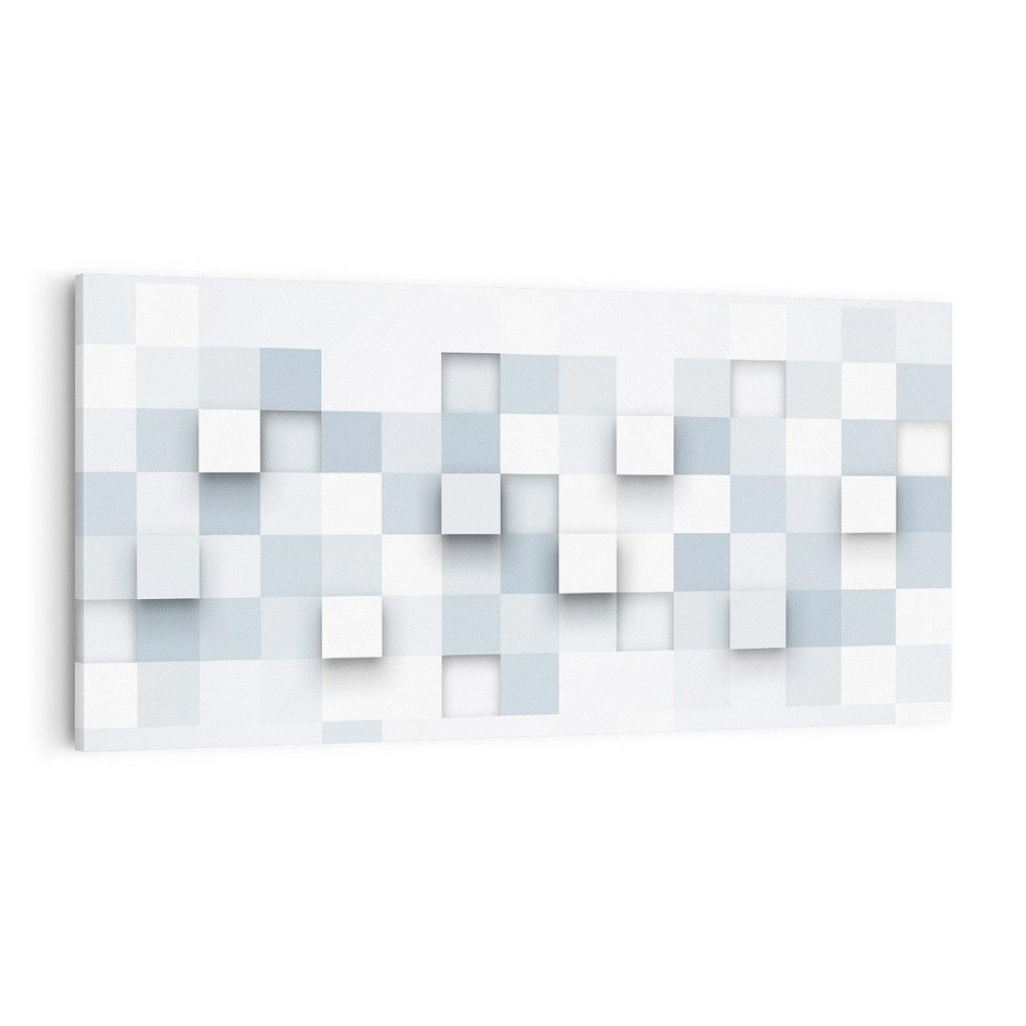 Obraz na płótnie 100x50 - Trójwymiarowe formy geometryczne - geometria, 3D