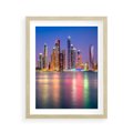Plakat w ramie 40x50 - Nowy Jork: pulsujące miasto - Nowy Jork, miasto - rama drewno
