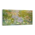 Obraz na płótnie 140x70 - "Lilie wodne" (1919), Claude Monet - Reprodukcja - reprodukcja, obraz na płótnie