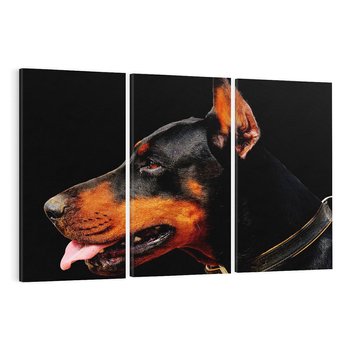 Obraz na płótnie 120x80 - Sztuka psiego uśmiechu - pies, piesek