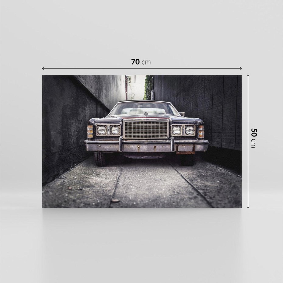 Obraz na płótnie 70x50 - Retro Samochód - Pojazd Z Przeszłości - retro, samochód