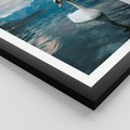 Plakat w ramie 50x70 - Łabędzi Śpiew - fotografia, plakat - rama czarna