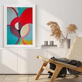 Plakat bez ramy 21x30 - Kolorowe Odsłony Inspiracji - abstrakcyjny obraz, olejny