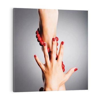 Obraz na płótnie 50x50 - Manicure i Pedicure - Piękno Paznokci - manicure, pedicure