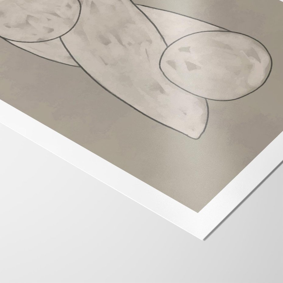 Plakat bez ramy 40x50 - Zaklęte Anomalie - nowoczesna geometryczna sztuka, loftowe wnętrze