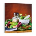 Obraz na płótnie 80x80 - Kulinarna przygoda - do kuchni, przyprawy
