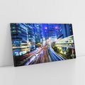 Obraz na płótnie 100x50 - Nocne Światła Miasta - noc, miasto