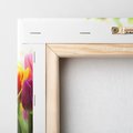 Obraz na płótnie 150x50 - delikatność kwiatowego świata - tulipany, kwiaty