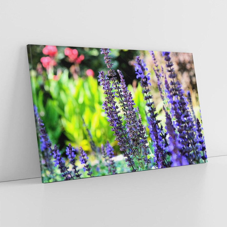 Obraz na płótnie 120x80 - Ogród Lawendowy - lawenda, kwiat