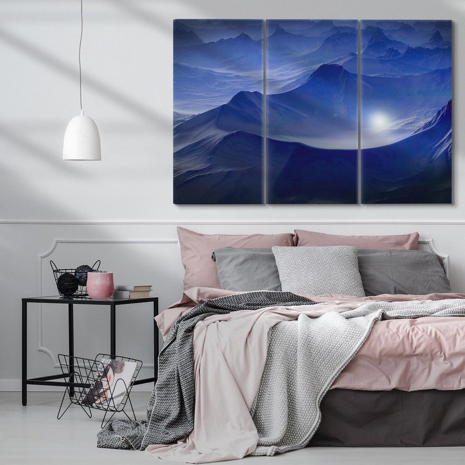 Obraz na płótnie 120x80 - Górska sceneria - krajobraz, góry