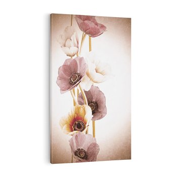 Obraz na płótnie 70x100 - Eksplozja kolorów - akwarela, maki