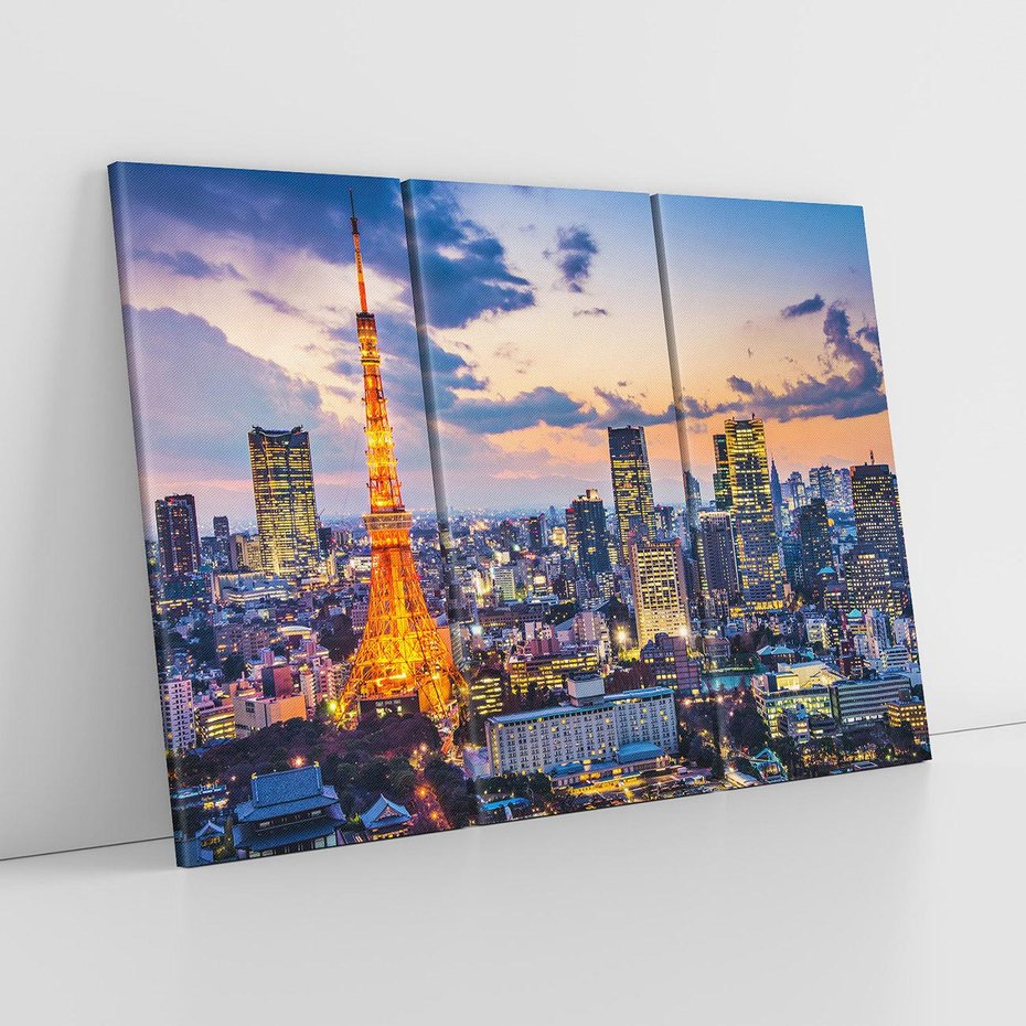 Obraz na płótnie 120x80 - Tętniące życiem Tokio - Tokio, Japonia