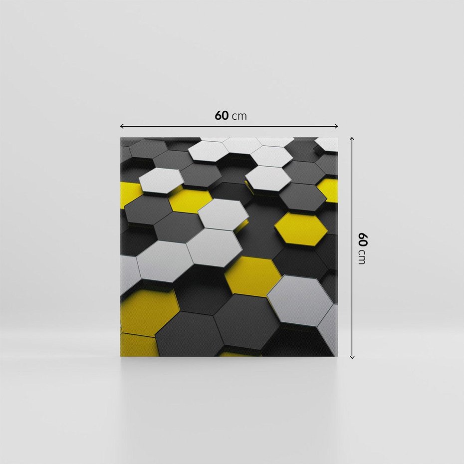 Obraz na płótnie 60x60 - Wymiar abstrakcji - 3D, abstrakcja
