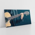 Obraz na płótnie 100x50 - Gitara - Dźwięki Retro - gitara, muzyka
