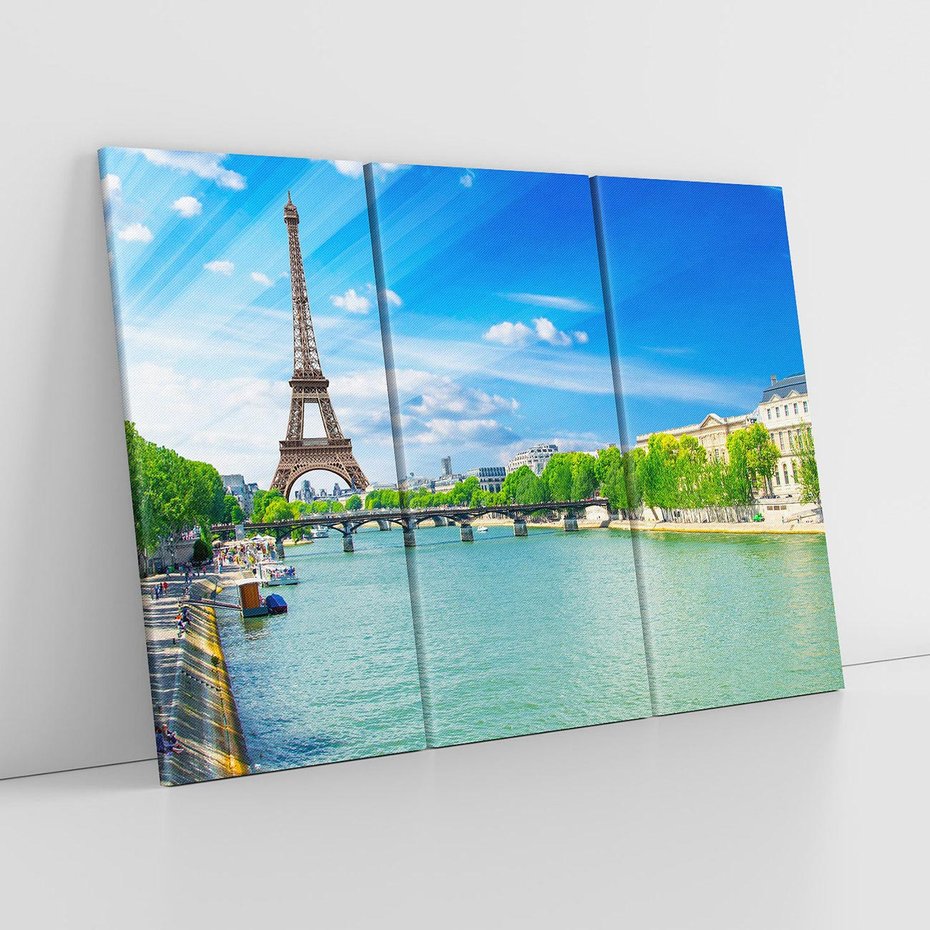 Obraz na płótnie 120x80 - Romantyczne spotkanie - Paryż, Wieża