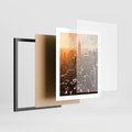 Plakat w ramie 40x50 - Nowojorska Skyline - Manhattan, Nowy Jork - rama czarna