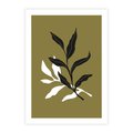 Plakat bez ramy 30x40 - Wewnętrzne Odsłony - liście, gałązki