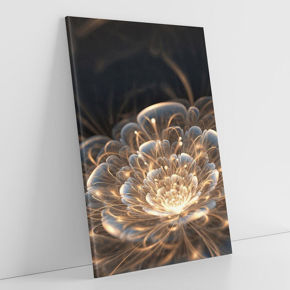 Obraz na płótnie 50x70 - Nowoczesny Kwiat - kwiat, nowoczesny