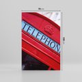 Obraz na płótnie 70x100 - Budka Telefoniczna Londyn - Ikona Brytyjskiego Stylu - budka, telefoniczna