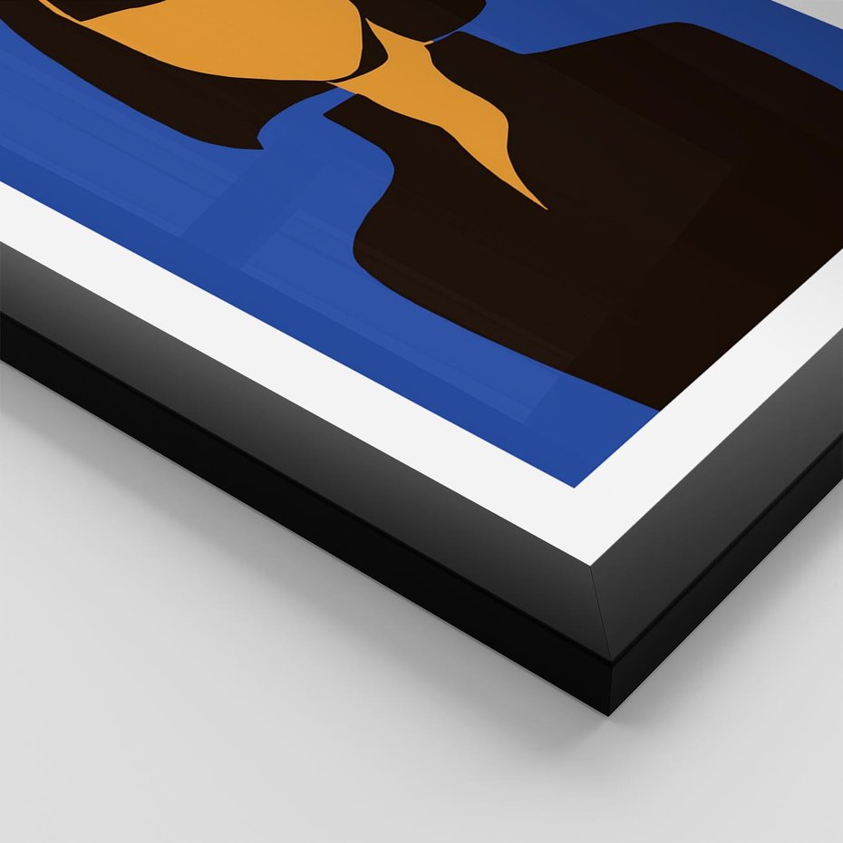 Plakat w ramie 30x40 - Energetyczne Zestawienie - sztuka nowoczesna, plakat - rama czarna