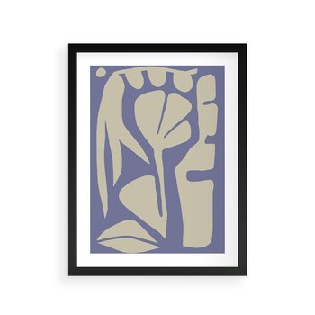 Plakat w ramie 30x40 - Echa Wizualnej Transcendencji - skandynawski styl, plakat - rama czarna