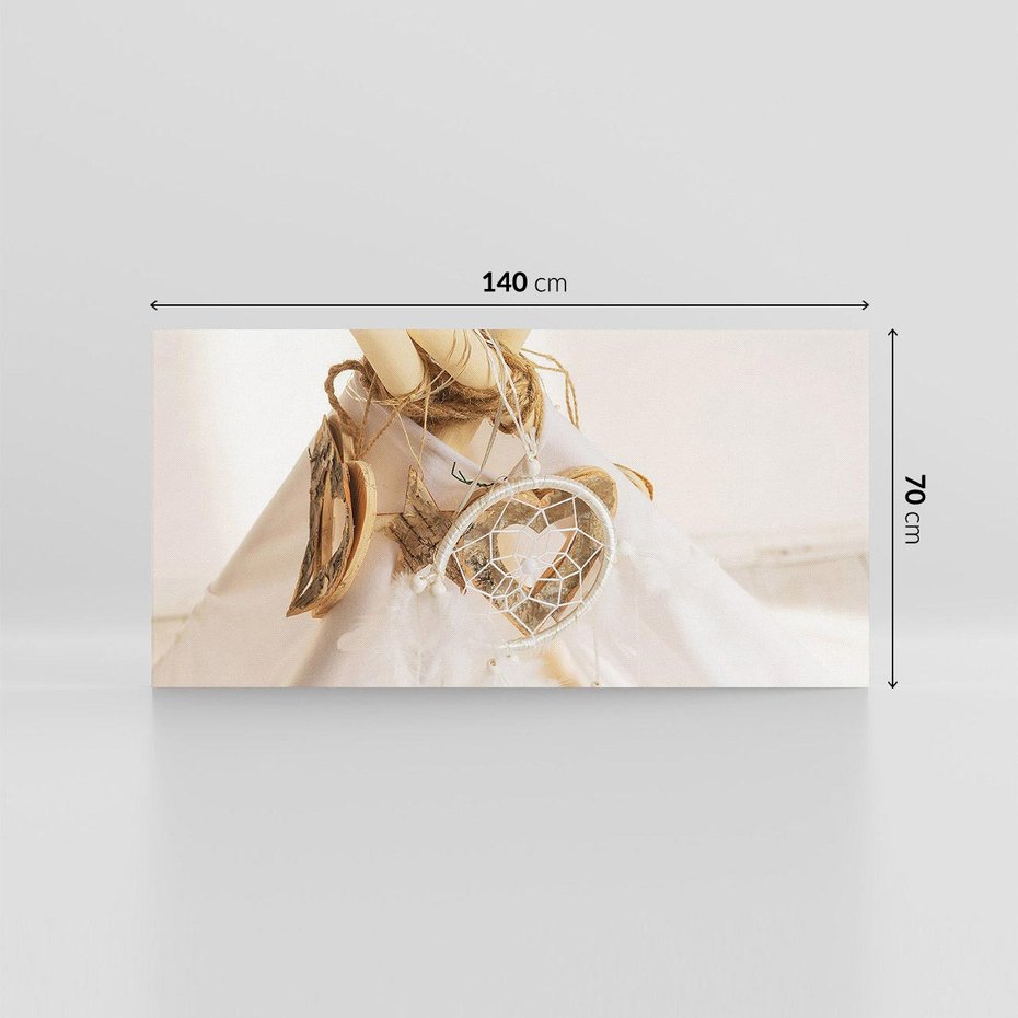 Obraz na płótnie 140x70 - Oaza Swobodnego Stylu - boho, tipi