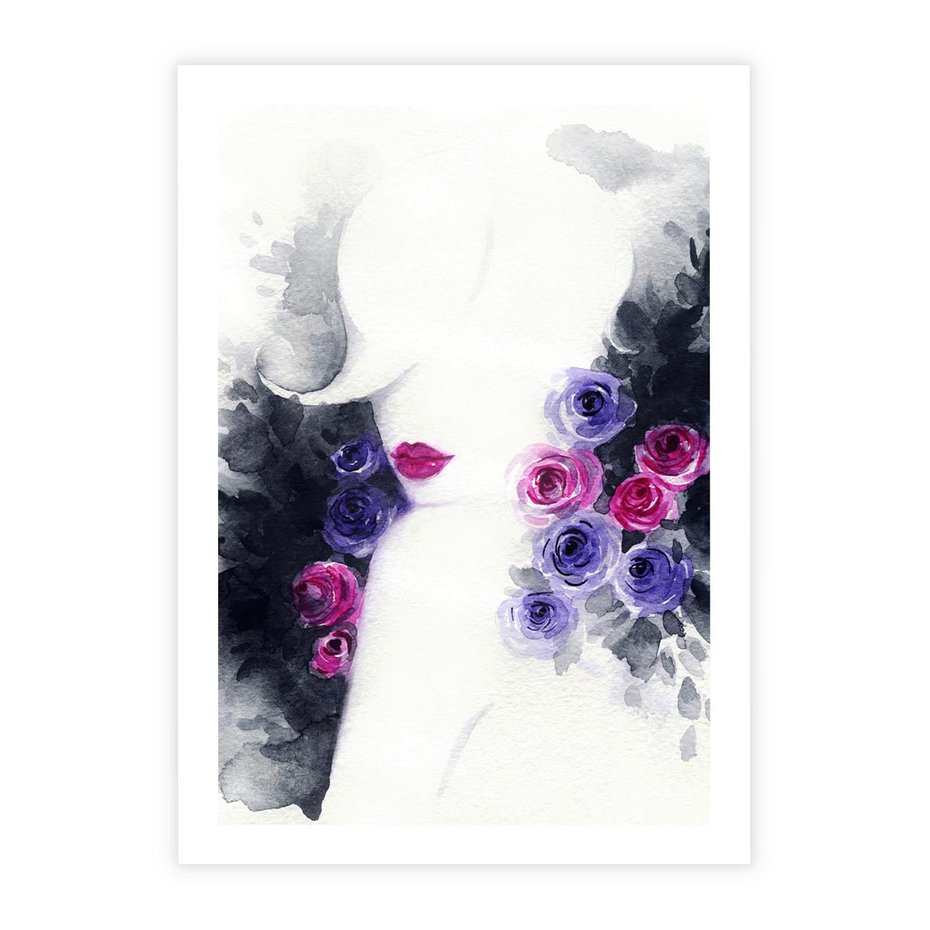 Plakat bez ramy 21x30 - Urok osobowości - kobieta, portret