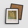 Plakat w ramie 40x50 - Sztuka Klimta - gustav klimt, pocałunek - rama czarna
