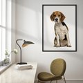 Plakat bez ramy 30x40 - Wierność i radość - pies, piesek