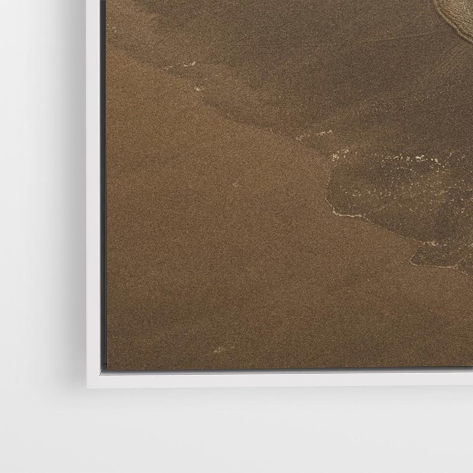 Obraz w ramie 120x80 - Spokój nad plażą - plaża, morze - rama biała