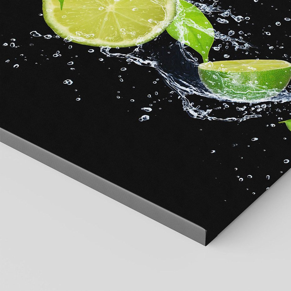 Obraz na płótnie 40x40 - Świeżość Cytrusów - limonki, cytryny