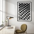 Plakat bez ramy 40x50 - Elegancja Wysokości - architektura, wieżowiec