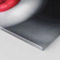 Obraz na płótnie 50x70 - Piękno usta i szminka - usta, szminka