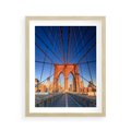 Plakat w ramie 40x50 - Most architektoniczne arcydzieło - most, architektura - rama drewno