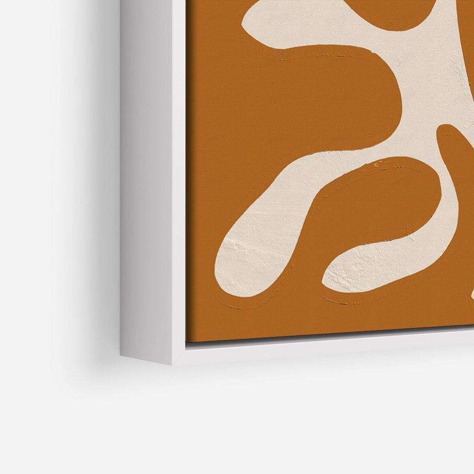 Obraz w ramie 50x70 - Wnętrza Akwarelowej Wyobraźni - abstrakcyjny obraz, plakat - rama biała