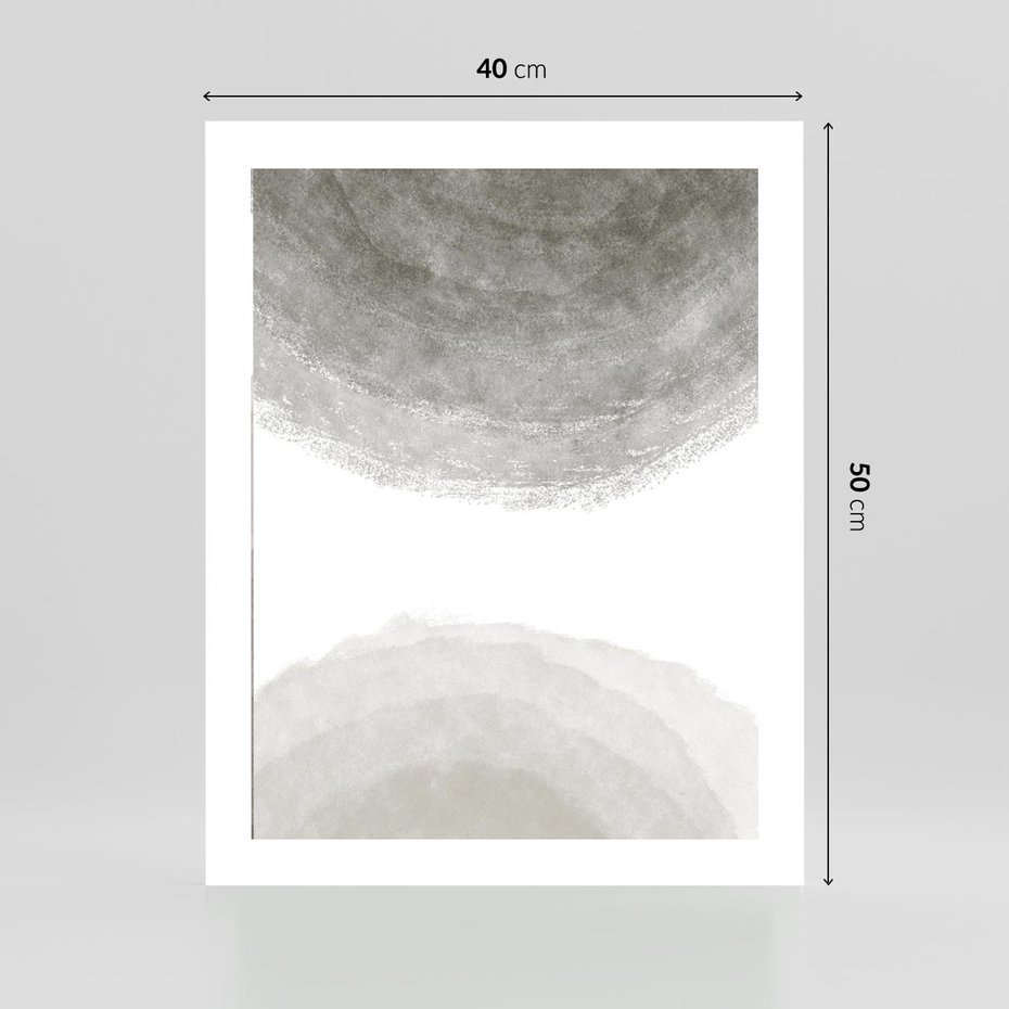 Plakat bez ramy 40x50 - Impresje Energii - rozmyte cienie, abstrakcja