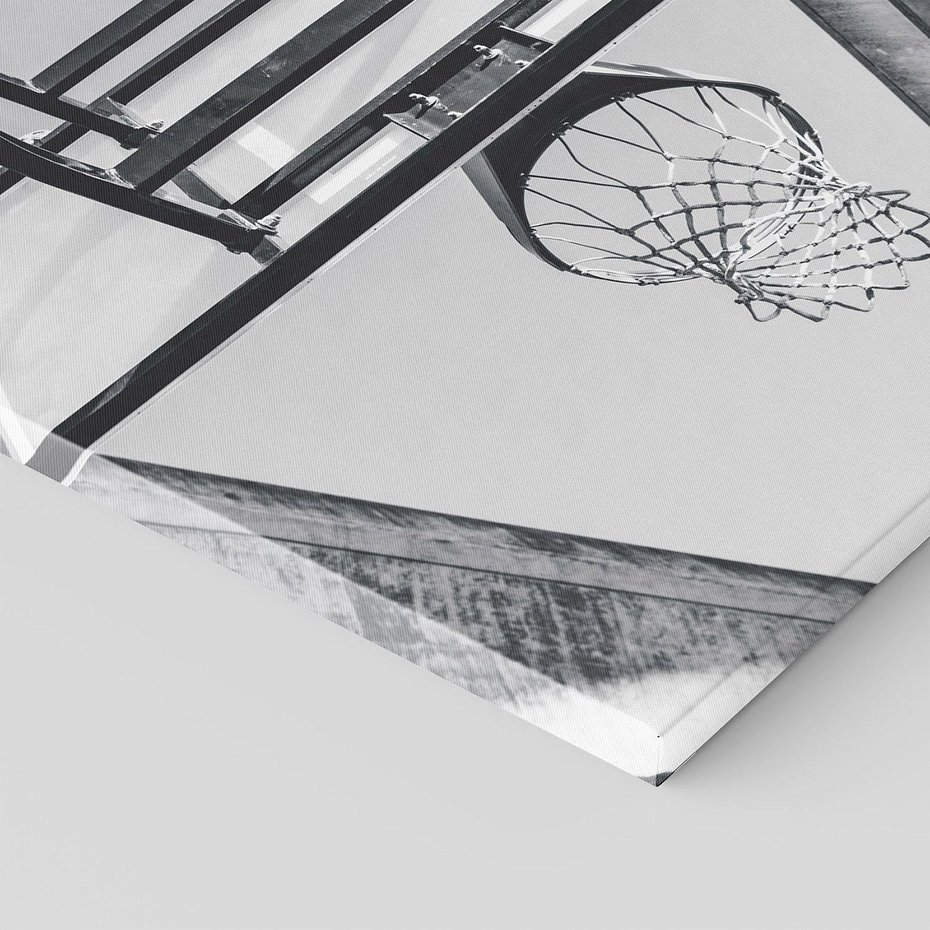 Obraz na płótnie 80x80 - Koszykówka - Radość Gry w Kosz - koszykówka, kosz