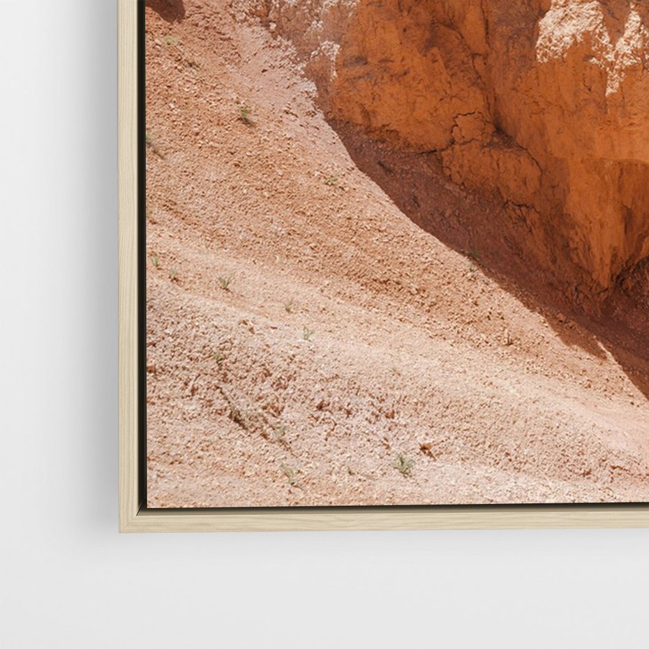 Obraz w ramie 80x120 - Spektakularne Formacje Naturalne - kanion, pustynia - rama drewno