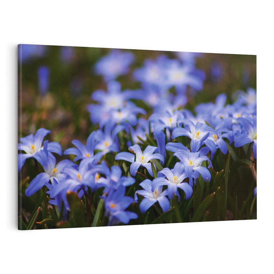 Obraz na płótnie 100x70 - Kwiatowy raj w naturze - kwiat, kwiaty