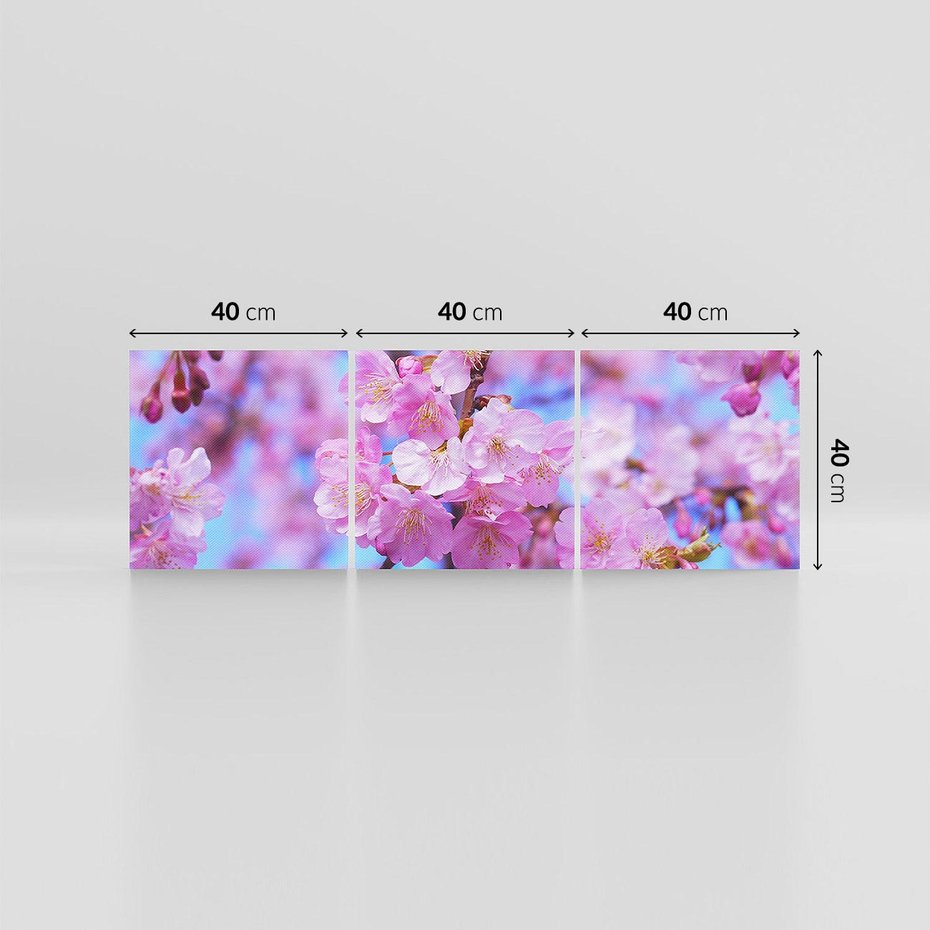 Obraz na płótnie 120x40 - magia kolorów - kwiat, kwiaty