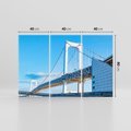 Obraz na płótnie 120x80 - Most niebo architektura - most, niebo